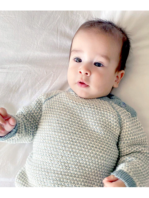 Patrón sweater Waffle Check