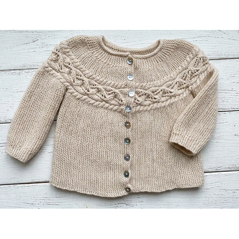 Patrón Cardigan Tiny Ivy