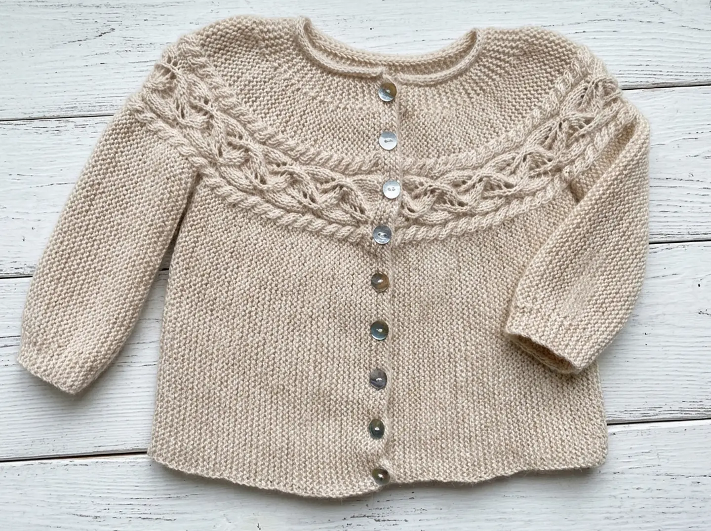 Patrón Cardigan Tiny Ivy 5