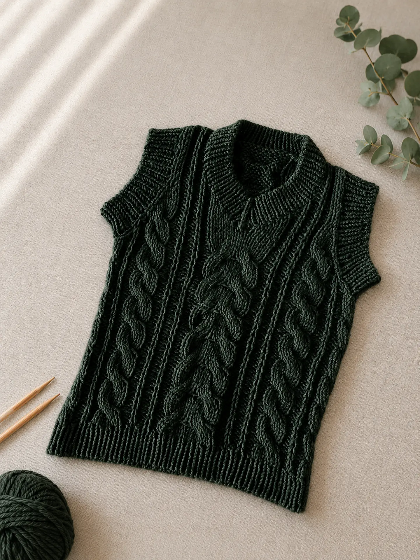 Patrón sweater Pescador Sin Mangas 2