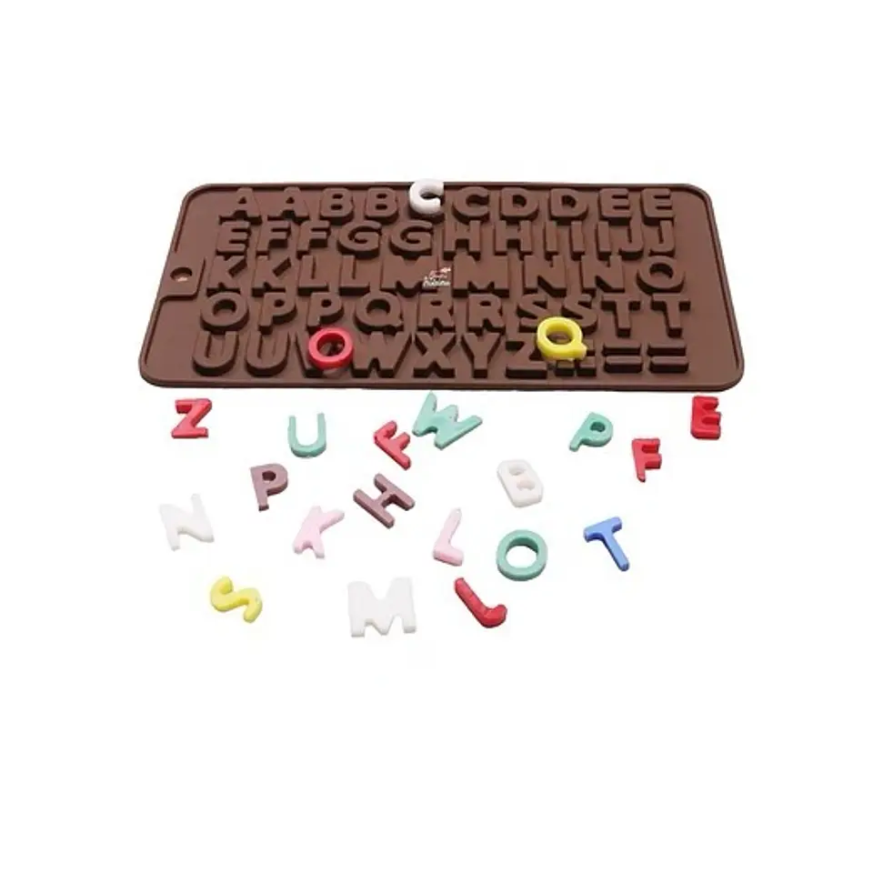 Letras para chocolate 2cm 1
