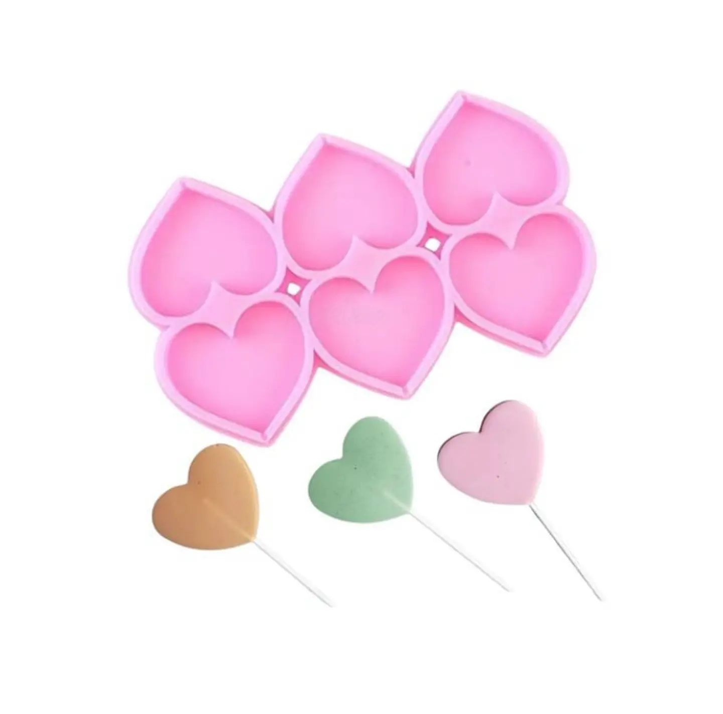 Paletas corazón  1