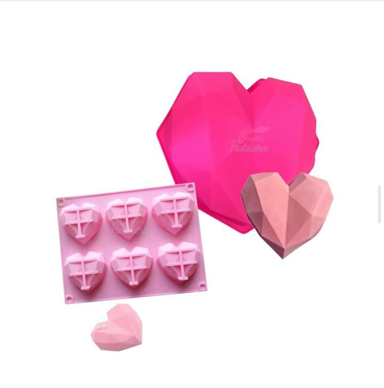 Pack corazón diamante