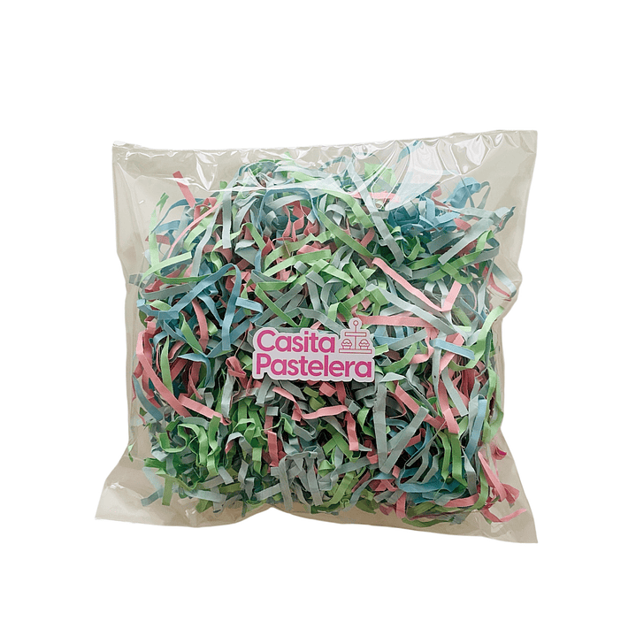 Viruta de papel (color según disponibilidad)