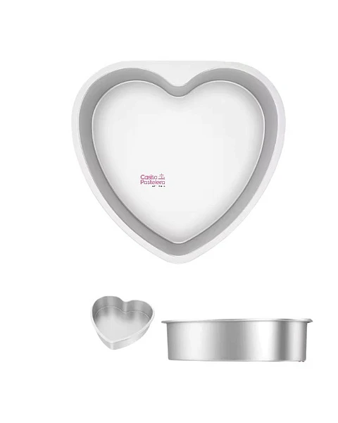 Molde corazón 14cm desmontable