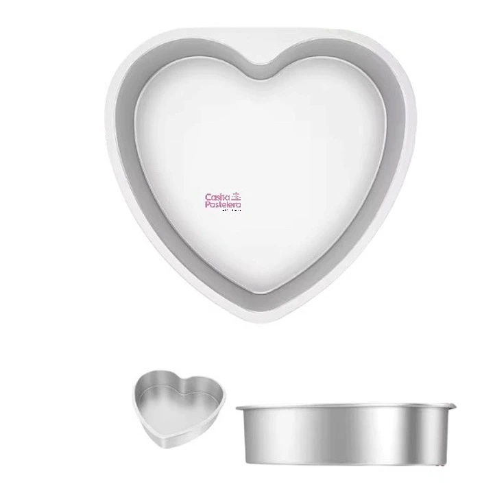 Molde corazón 14cm desmontable