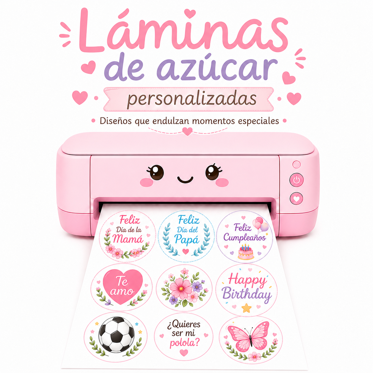 Láminas de azúcar personalizadas