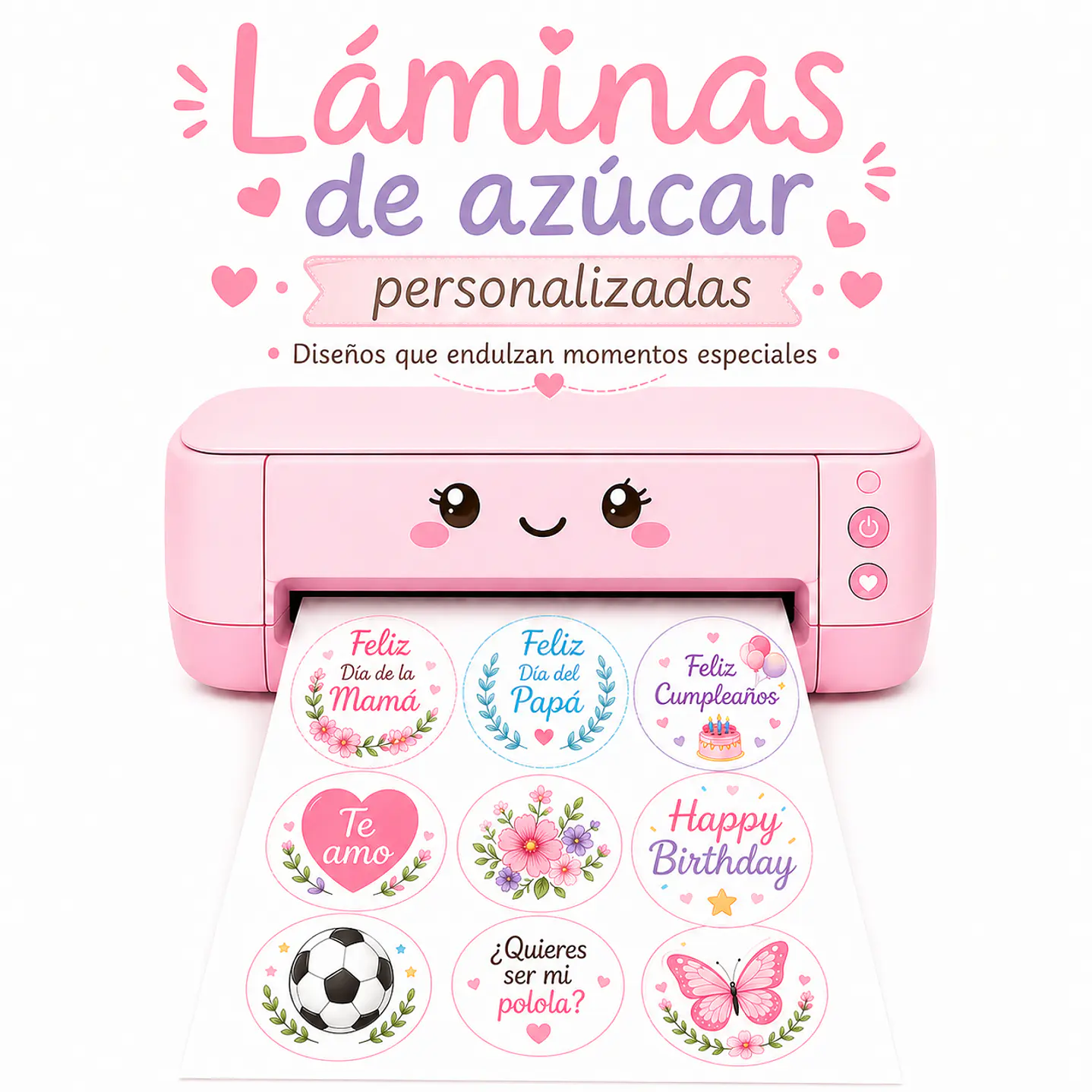 Láminas de azúcar personalizadas
