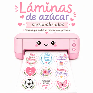Láminas de azúcar personalizadas