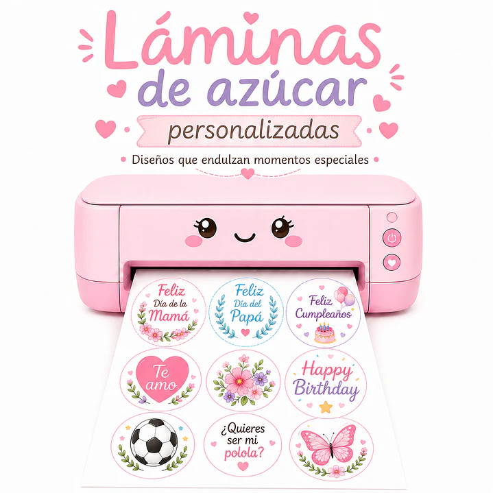 Láminas de azúcar personalizadas