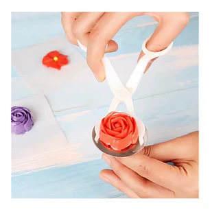 Tijera para flores de crema