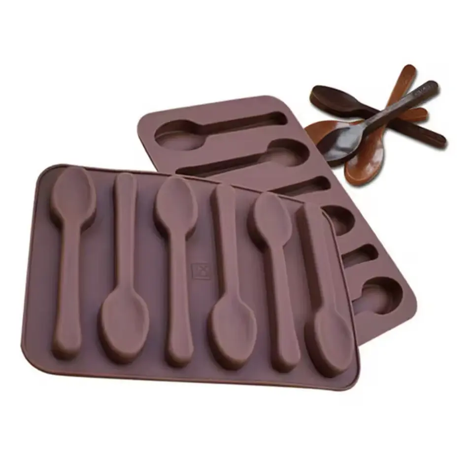 Molde chocolate 6 mini cucharitas 6cm  1
