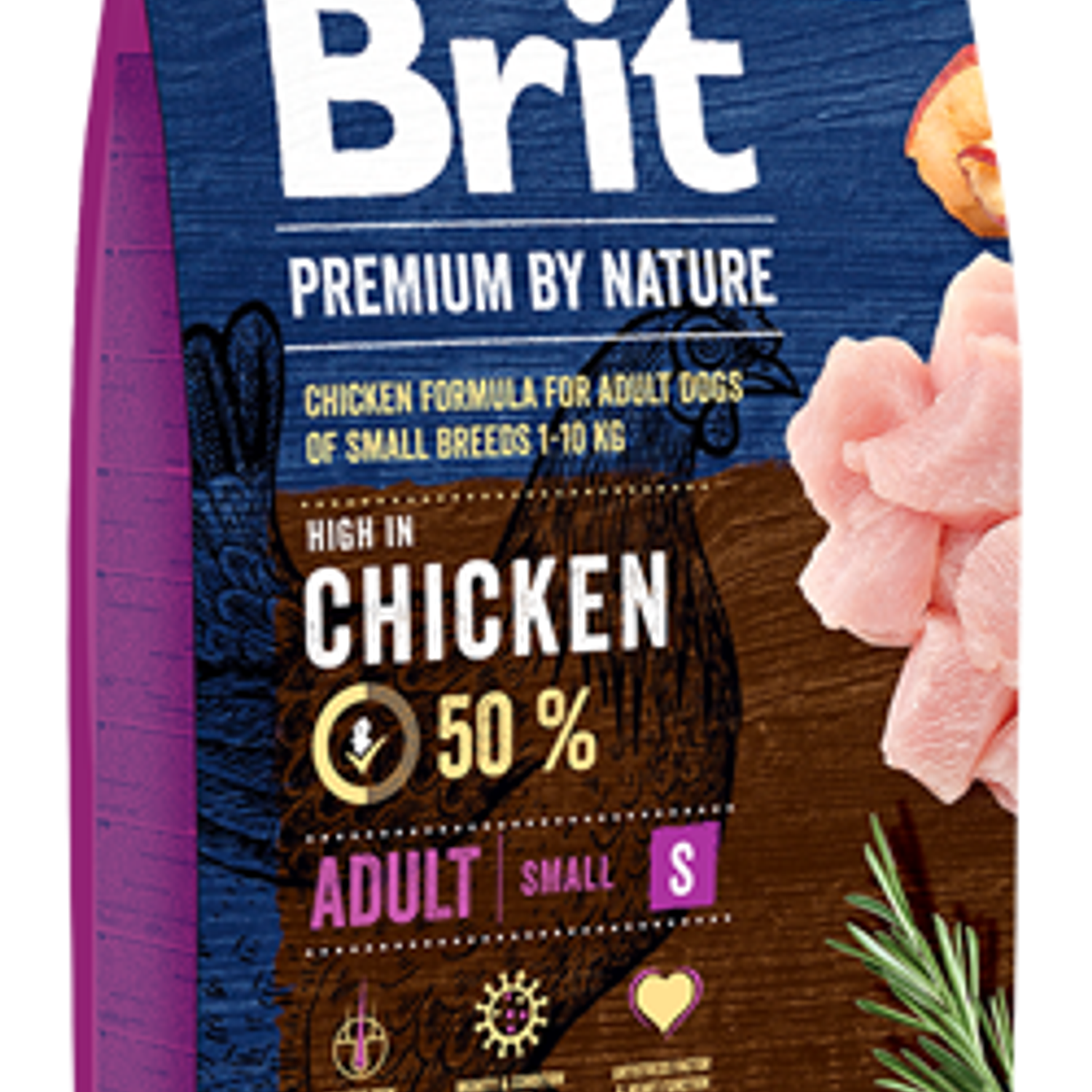 Brit Premium by Nature Cão Adulto Small  1 kg