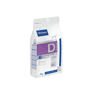 Virbac Veterinary HPM D1 Dog Dermatology Support | 3 kg