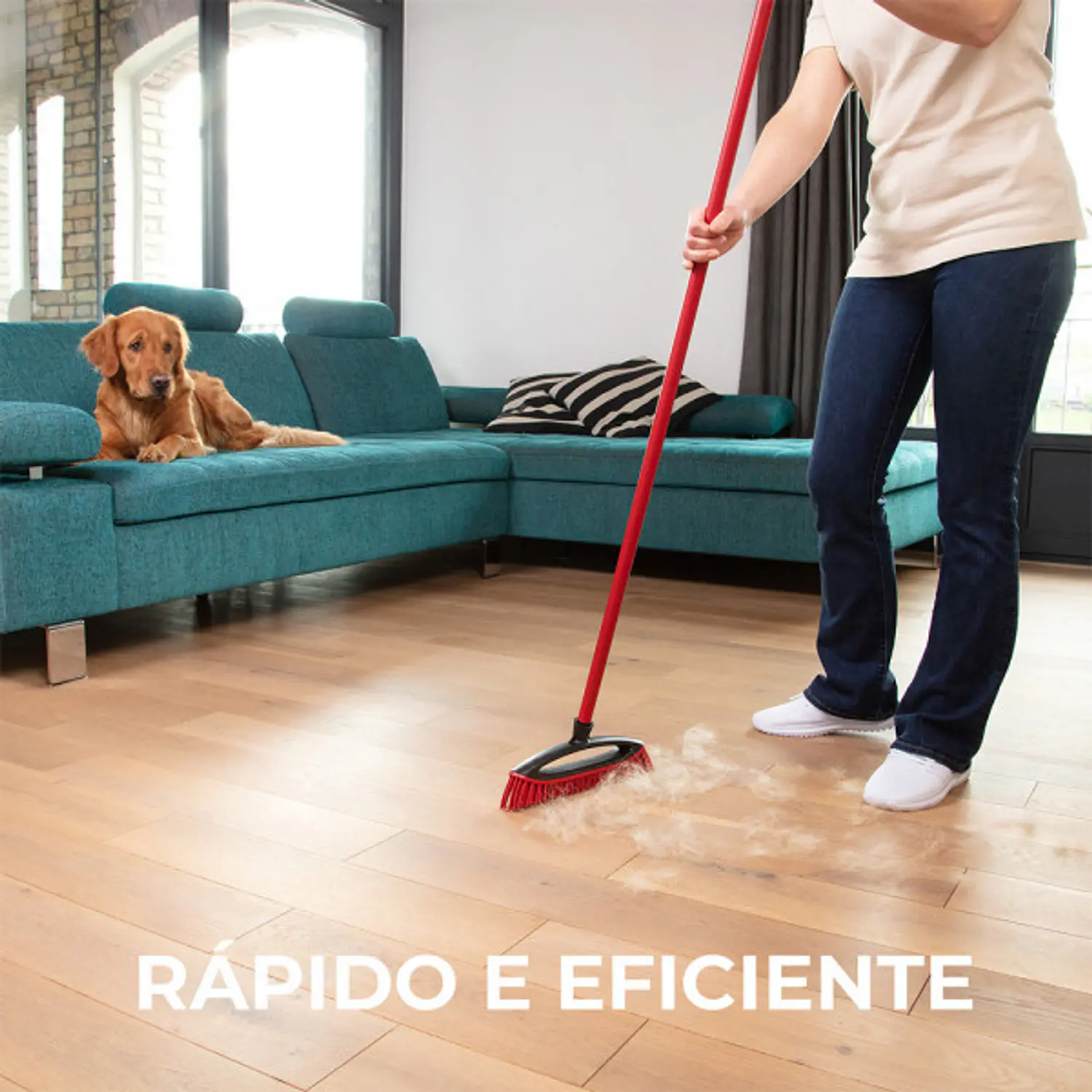 Vassoura para limpeza Vileda Pet Pro 2
