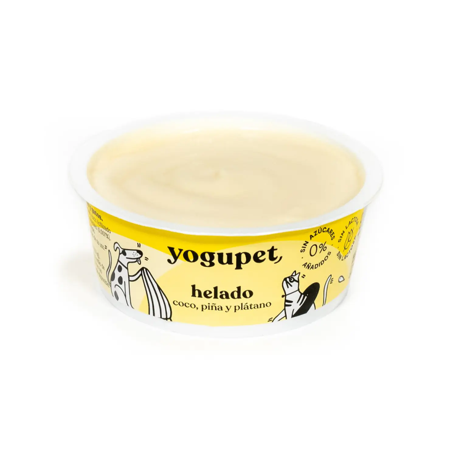 Yogupet Gelado abacaxi, coco e banana 1