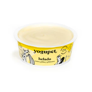 Yogupet Gelado abacaxi, coco e banana