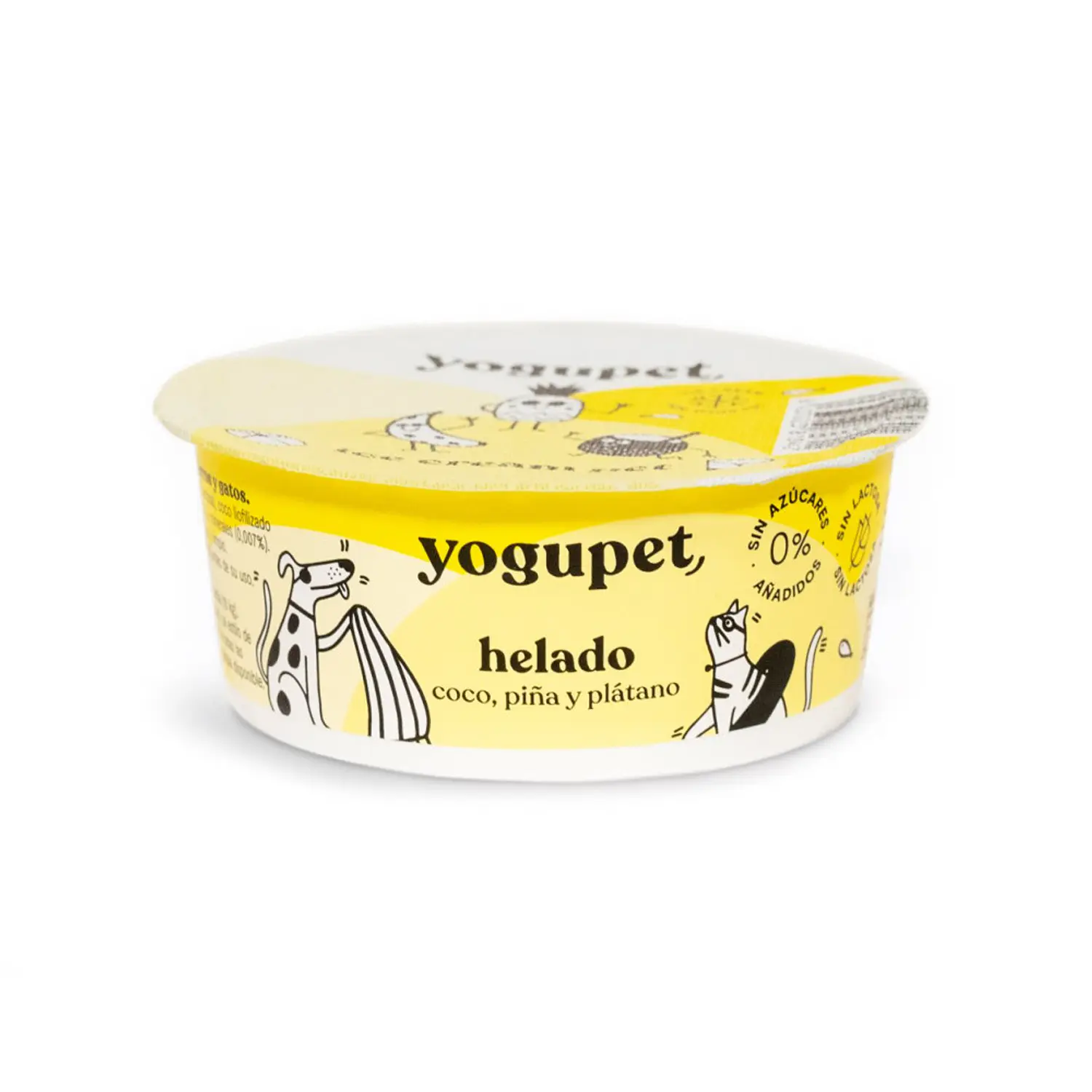 Yogupet Gelado abacaxi, coco e banana 2