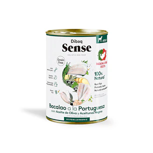 DIBAQ SENSE CAO GRAIN FREE BACALHAU A BRAS 380GR CX.12