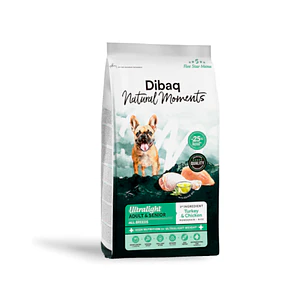 DIBAQ NATURAL M. CAO ADULTO E SENIOR ULTRA LIGHT PERU E FRANGO 