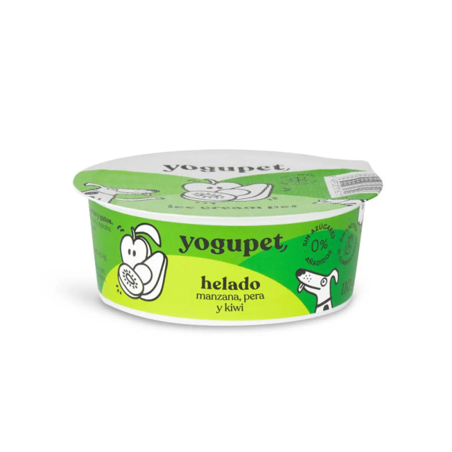 Yogupet Gelado maça, pera e kiwi 2