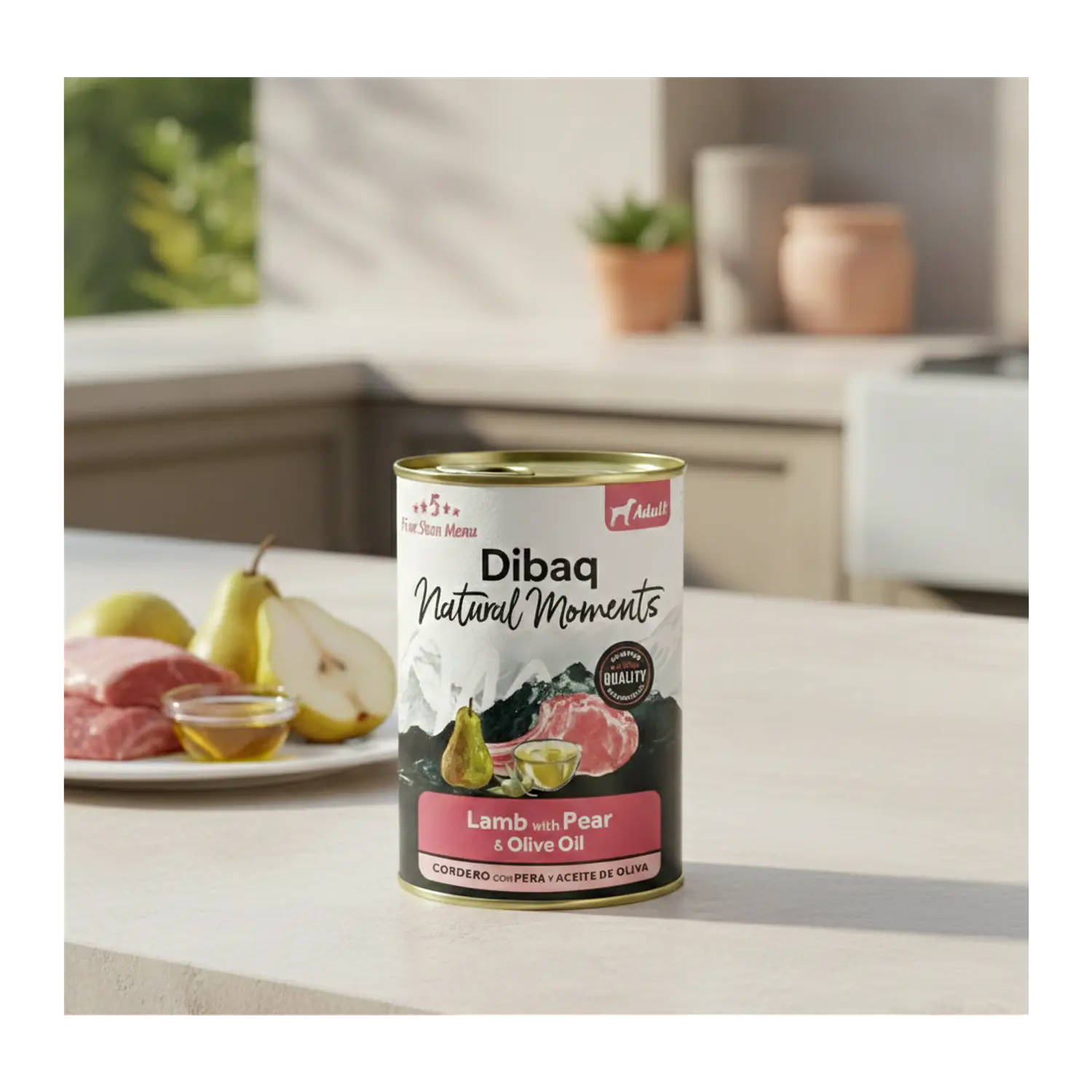 Dibaq Natural Moments Borrego e Pera 85g Wet 1