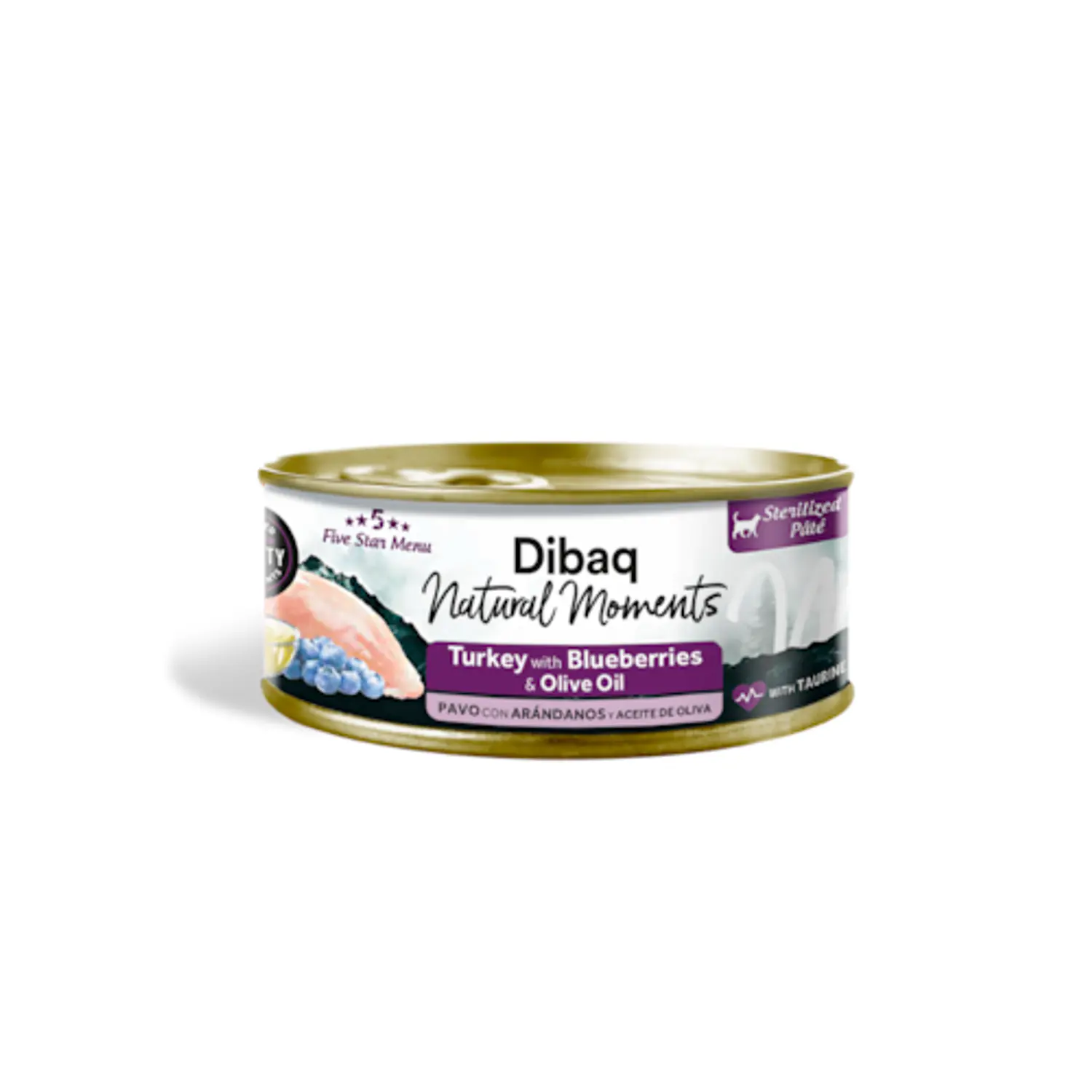 Dibaq Natural Moments Esterilizado Peru com Mirtilos - 12x70g 1