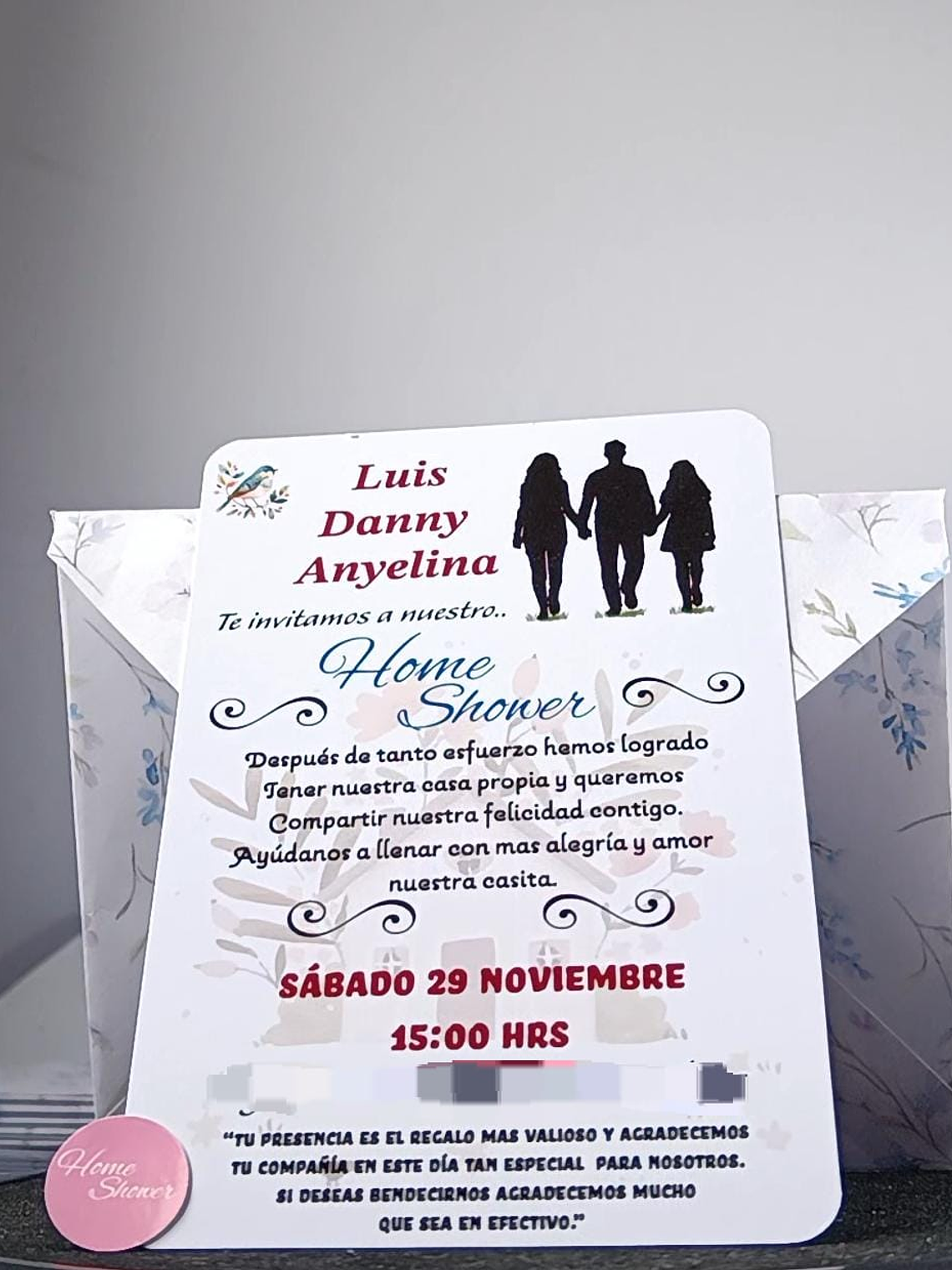 Invitación home shower 1