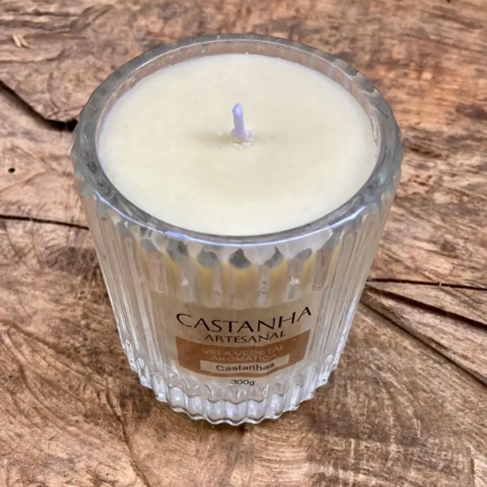 Vela Vegetal Aromática de Castanhas 2