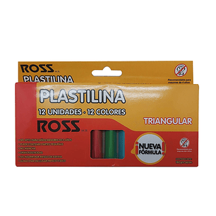 Plasticina Ross C/12 Panes Triangular