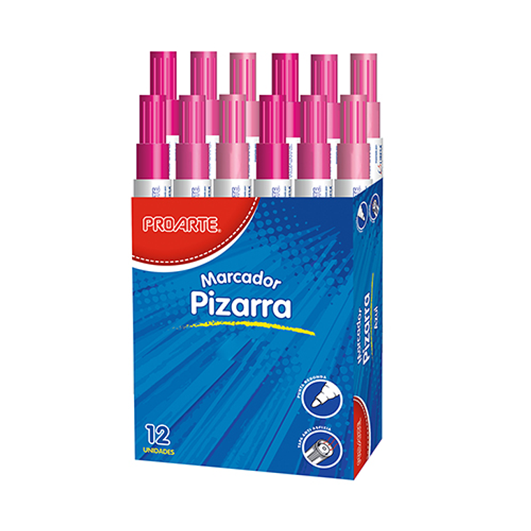 Plumon Pizarra Proarte Rosado 1