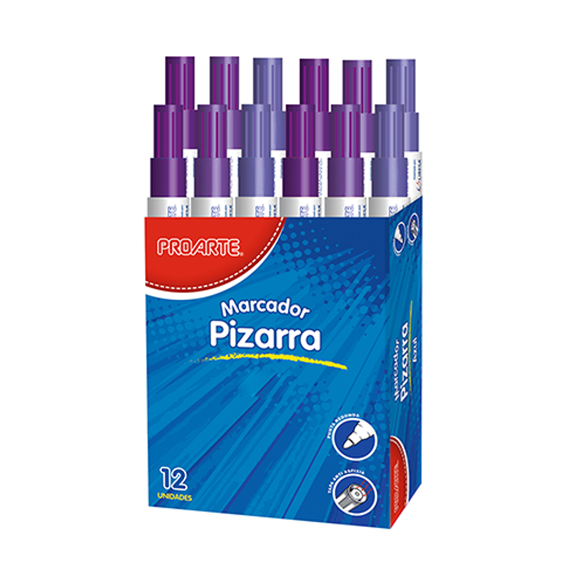 Plumon Pizarra Proarte Morado 1