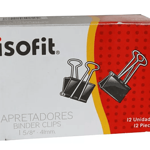 Apretador Dobleclip 41Mm 1 5/8 X12Un Isofit