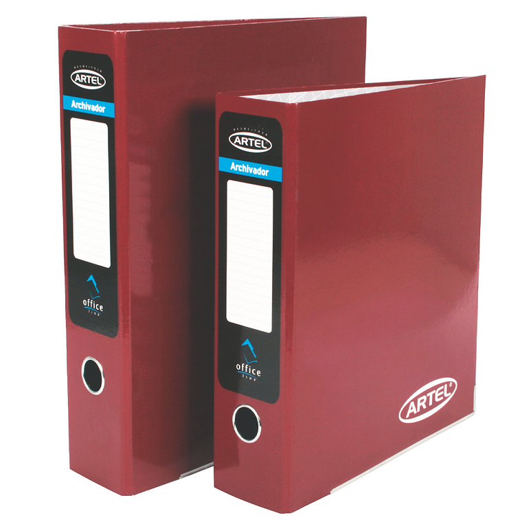 Archivador Artel Cartón Duro Oficio 450Hj Lomo Ancho 1