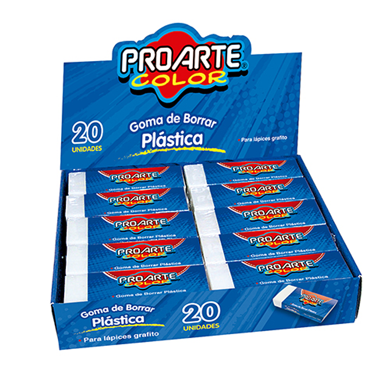 Goma De Borrar Plast.Proarte 526-50 1