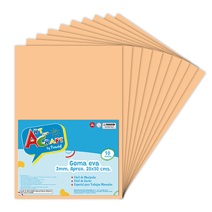 Goma Eva 20 X 30 Cm 10 Hjs Piel Art & Craf