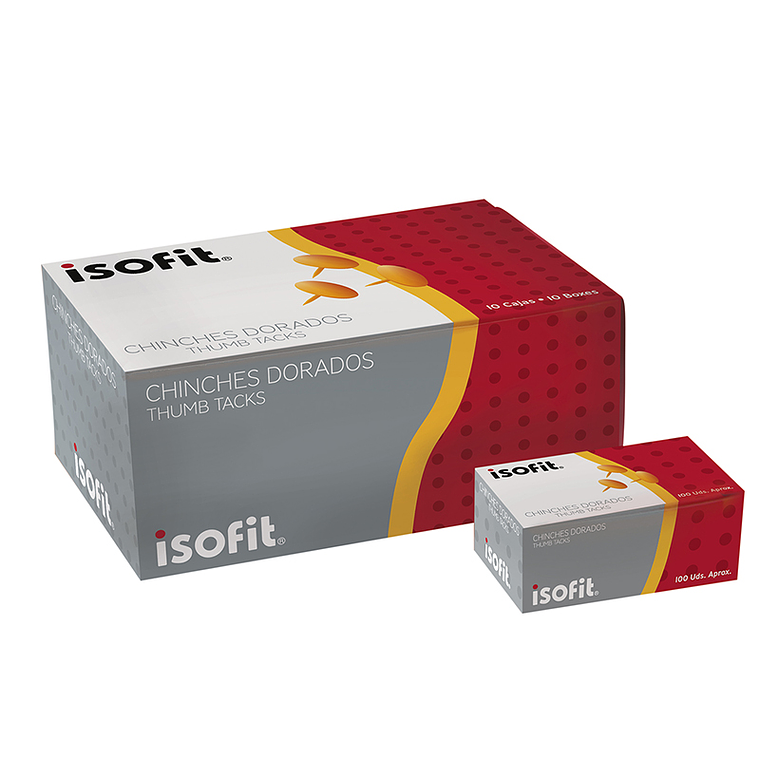 Chinche Isofit Dorado Caja De 100 1