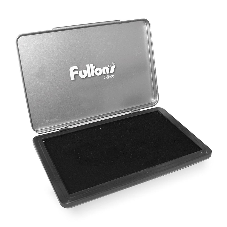 Tampon Mediano Negro Tapa Metal Fultons 1