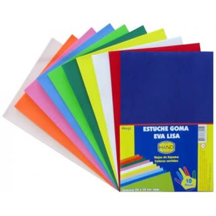Goma Eva Pastel 6 Colores 20X30Cm Hand Paquete 1