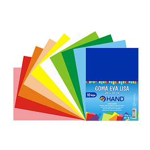 Goma Eva Lisa Surtidos 20X30Cm 10 Unidades Hand