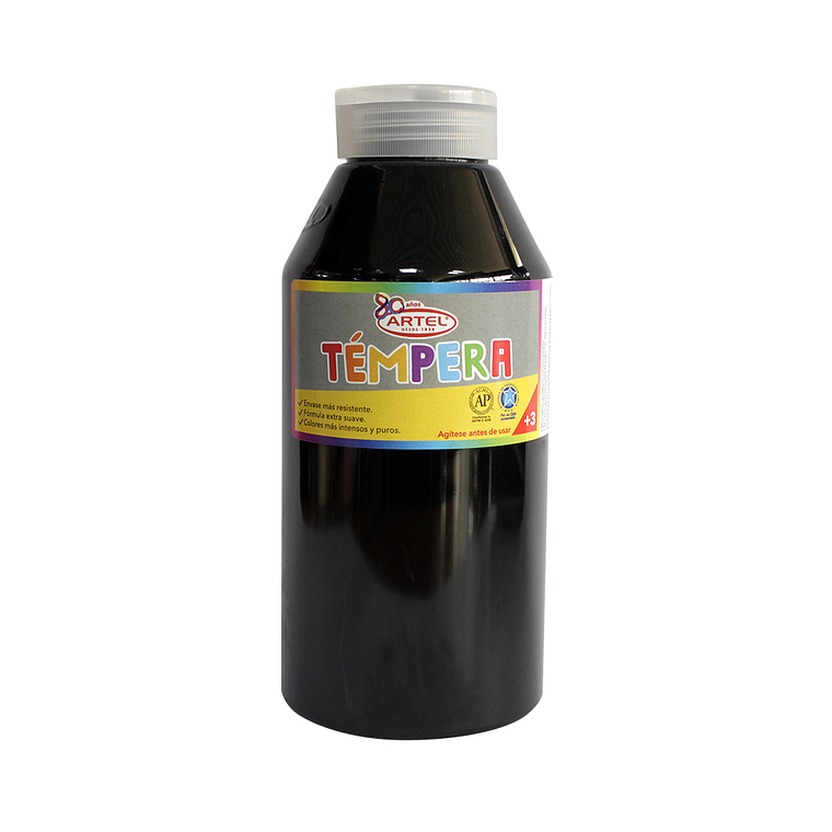 Tempera 500Ml Negro Artel 1