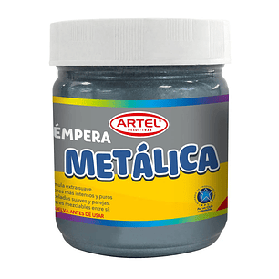 Tempera Artel Metalica Plata 100 Ml