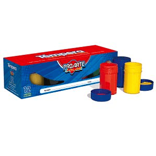 Tempera Proarte 12 Unid. Frasco 15 Cc