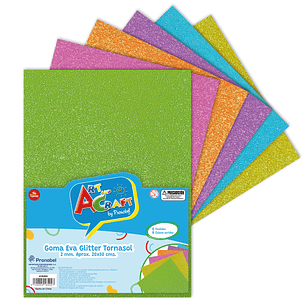 Goma Eva Tornasol 20 X 30Cm 6 Hjs 6 Col Art & Craf