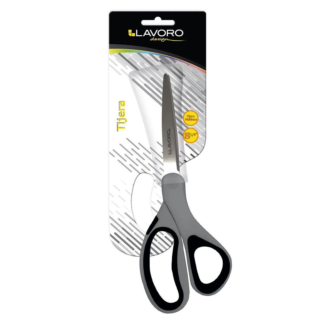 Tijera Multiuso 8 1/4' Mango Plast. Goma Lavoro 1