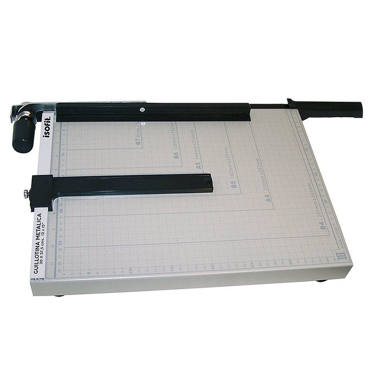 Guillotina Metalica Isofit Oficio 37,5X30Cts15X12' 1