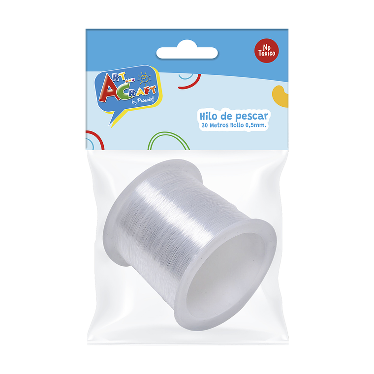 Hilo De Pescar 0,5Mm 30 Mts Rollo Art & Craf 1