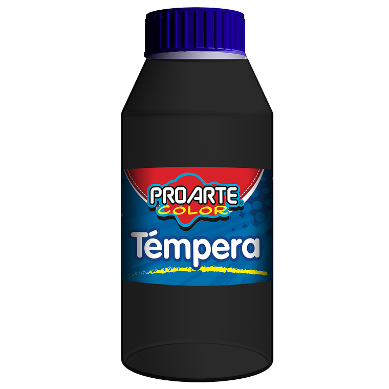 Tempera Proarte Fco.500Ml Negro 1