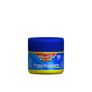 Tempera Proarte Fluorescente Fco.100Ml Amarillo