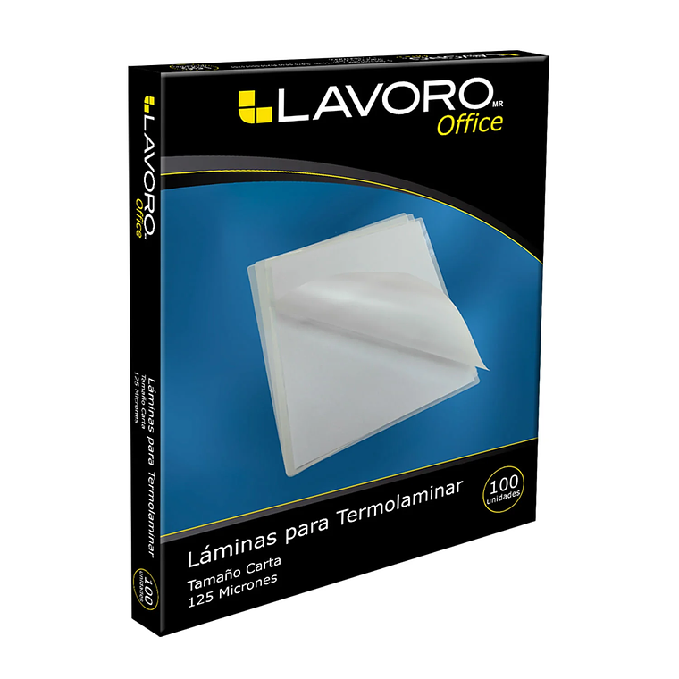 Lamina Termol Carta 125Mic 100U Lavoro 1
